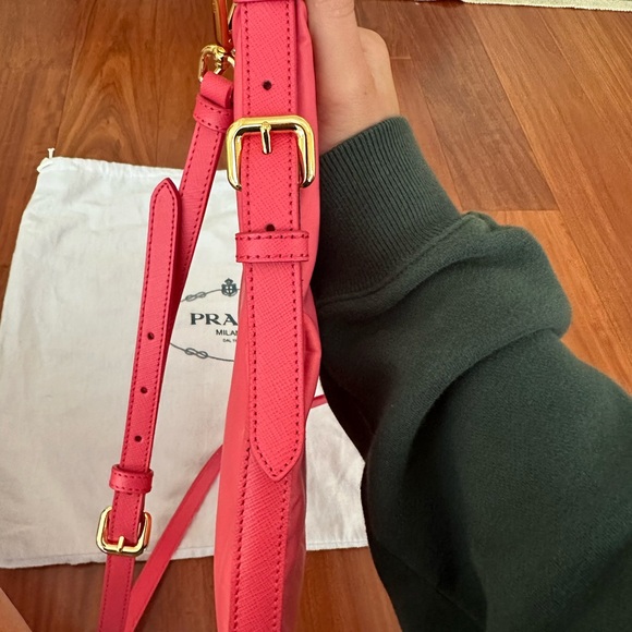 Prada TESSUTO+SAFFIAN Bag - Peonia - Picture 4 of 7